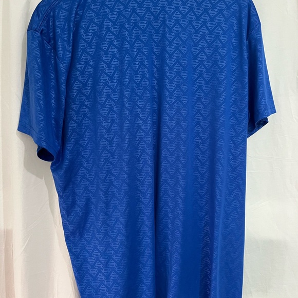 Superman Dc Comics blue dry fit material size 2xl short sleeve shirt - Picture 5 of 5